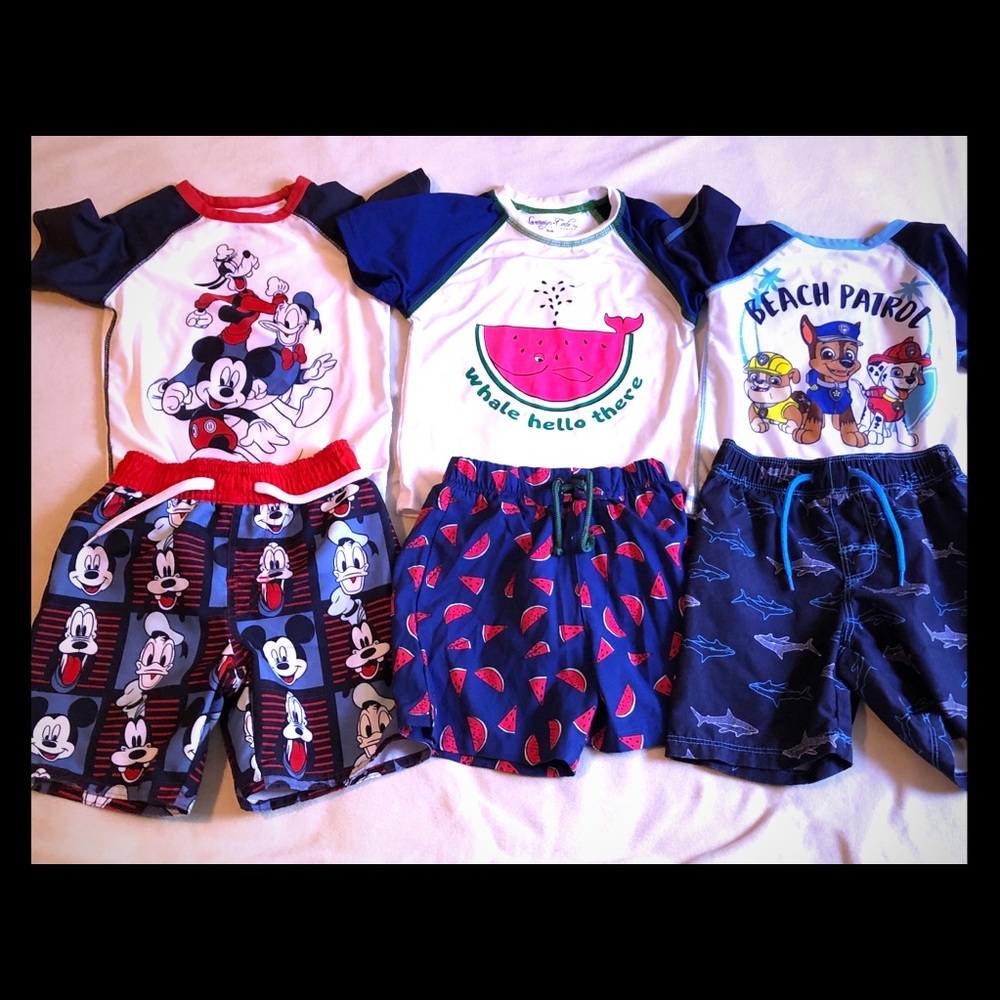 Bundle Toddler Boys Swim wears 3T